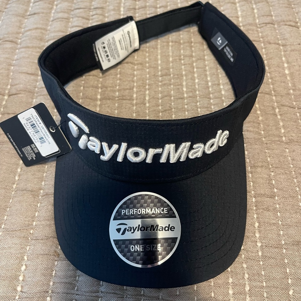 TaylorMade Black Performance Visor